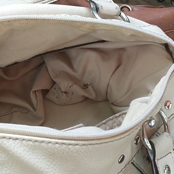 Nine West Large Cream Handbag - Picture 9 of 14